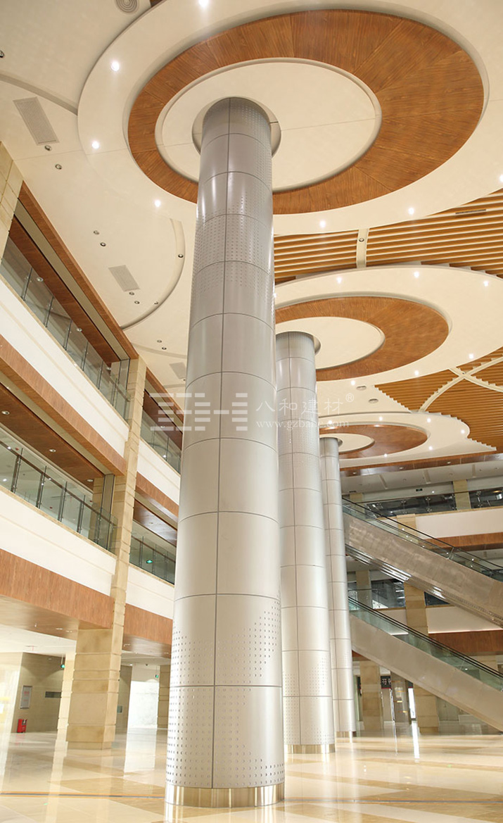 购物中心包柱铝单板-虎门国际购物中心