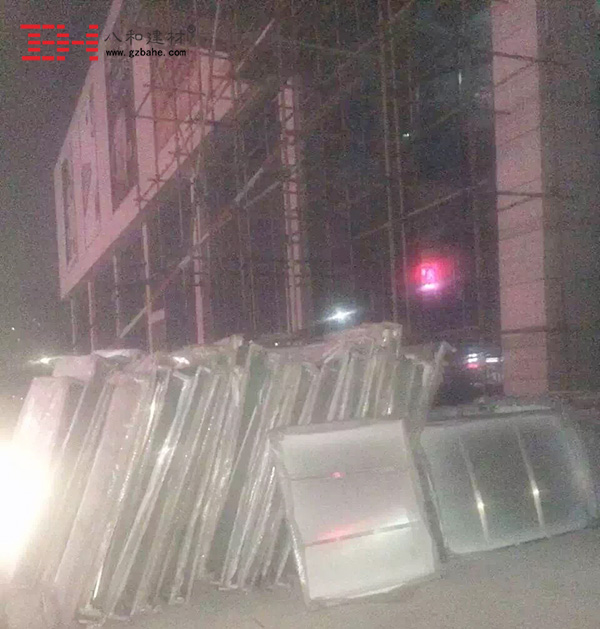 广州合生广场项目定制室内铝单板发货动态3