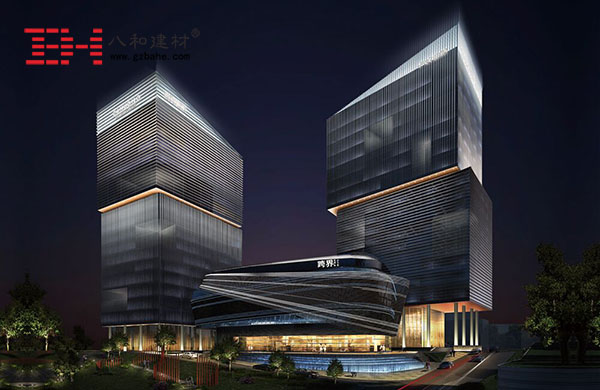 【施工现场】广州国际时尚中心写字楼铝天花吊顶安装